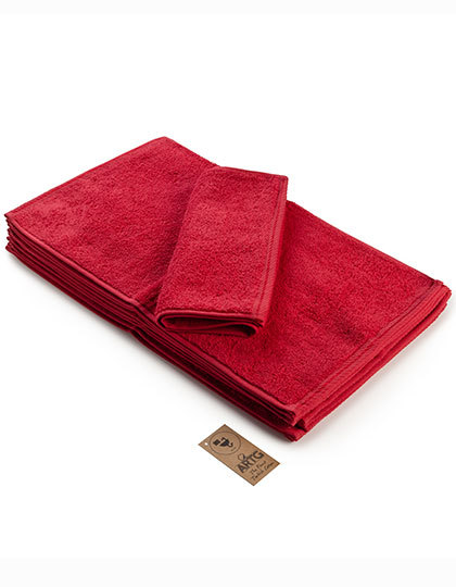 ARTG - Guest Towel - Deep Red