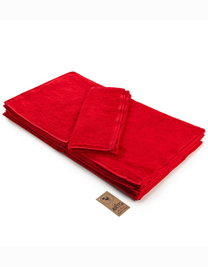 ARTG - Guest Towel - Fire Red