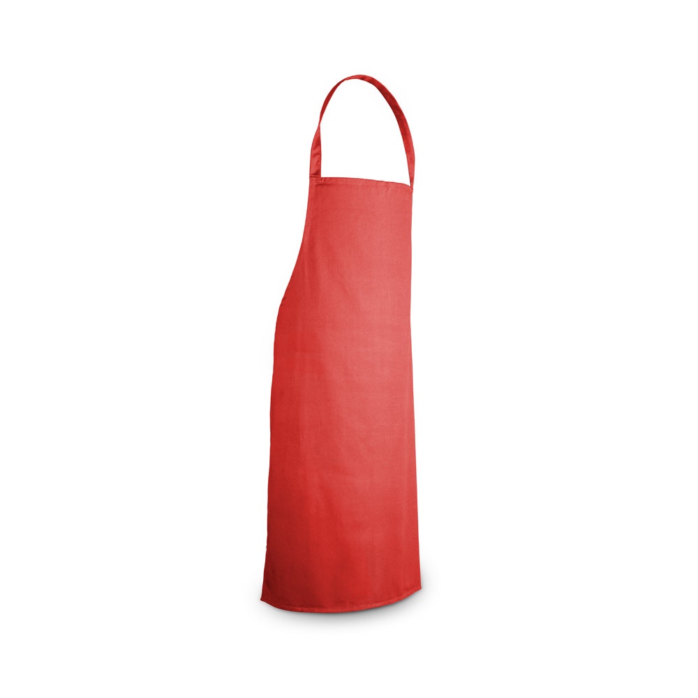 CUMIN. Schürze aus Baumwolltwill (180 g/m²) - rot