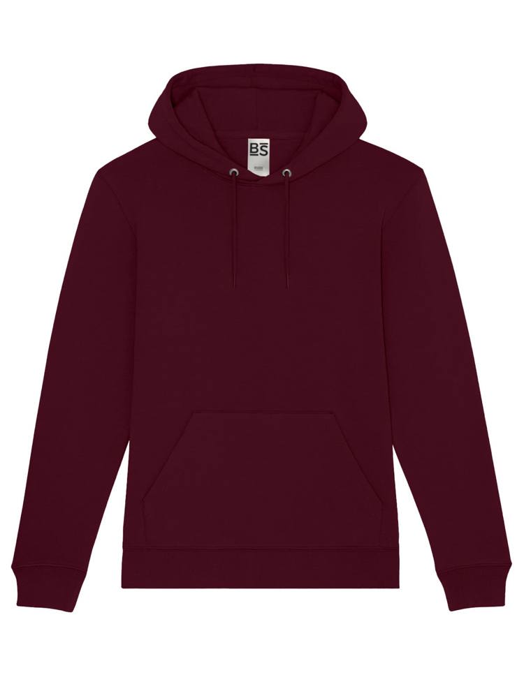 BS Outsider Hoodie, 280 gr/m² - Weinrot (PMS 7428C)