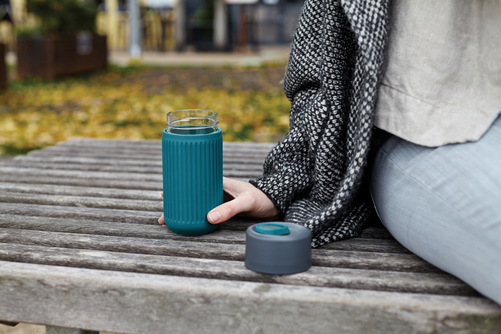 Black+Blum Glas-Reisebecher 340ml