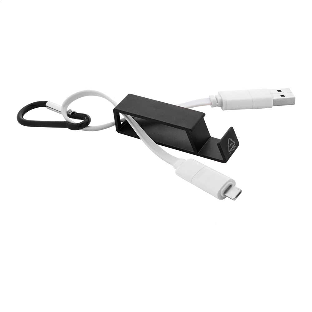 Cappy - USB-Ladekabel - Schwarz