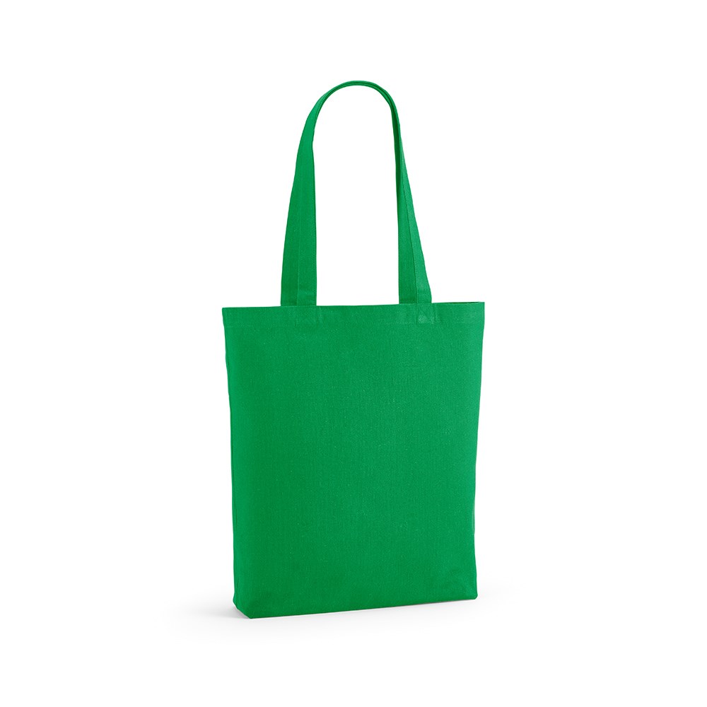 Annapurne Einkaufstasche recy.Baumwolle (180 g/m²). Mit Bodenfalte - Grün