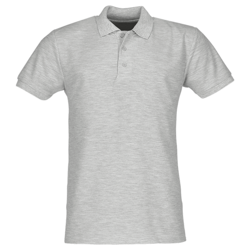 632040 - 65/35 Heavy Polo - graumeliert