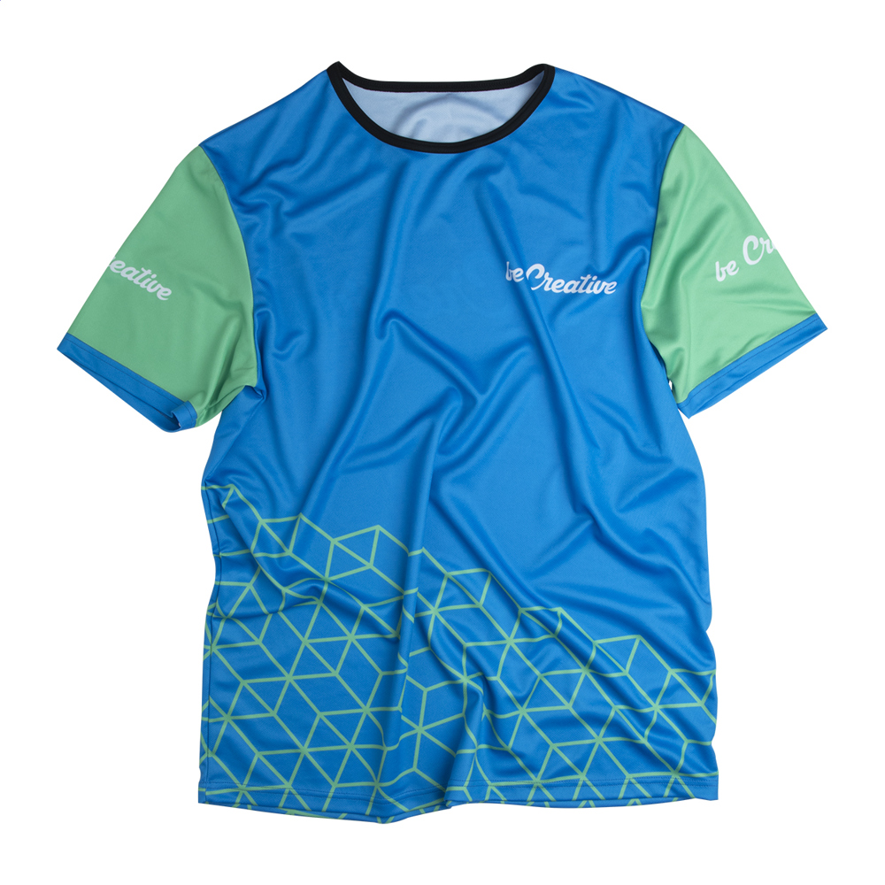 CreaSport - Individuelles Sport-T-Shirt - schwarz/weiß