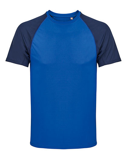 SOL´S - Men´s Raglan Sleeve T-Shirt Vortex - French Navy, Royal Blue 241