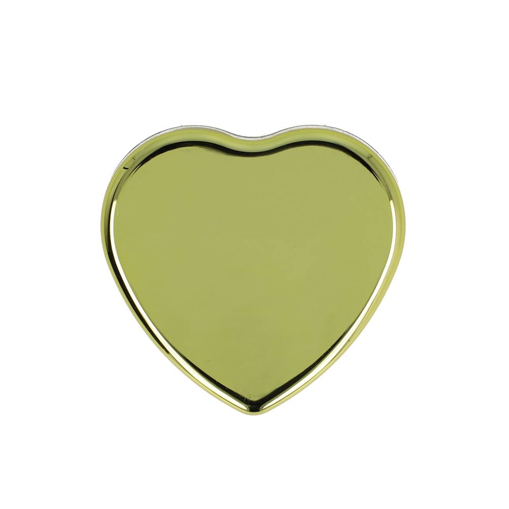 Lippenbalsam in Flacher metallischer Herzformdose