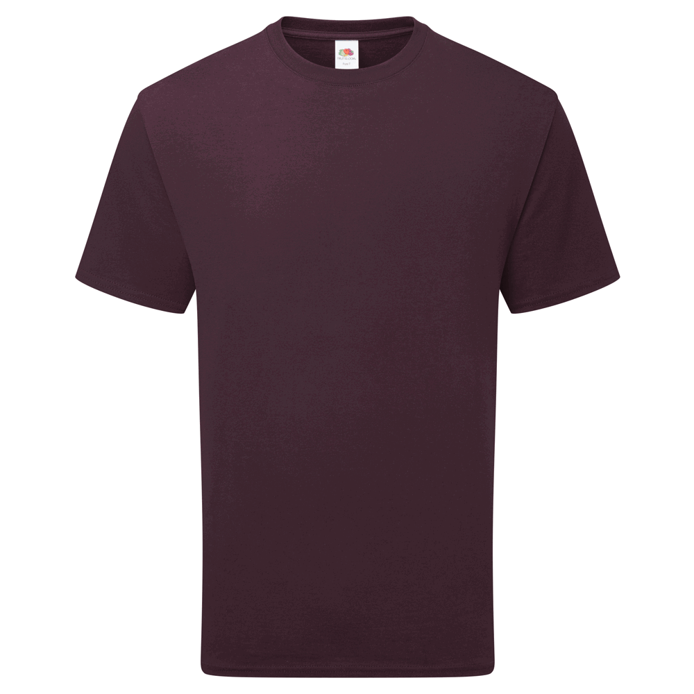 613620 - Pure Cotton T-Shirt - Dark Plum