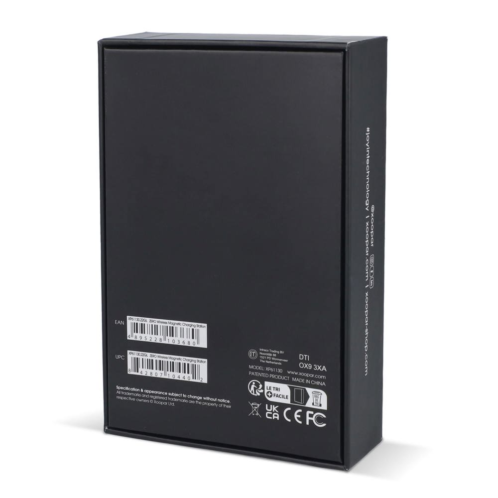 2255 -Xoopar Zero 2 in 1 Drahtloses Ladegerät Kompatibel mit MagSafe