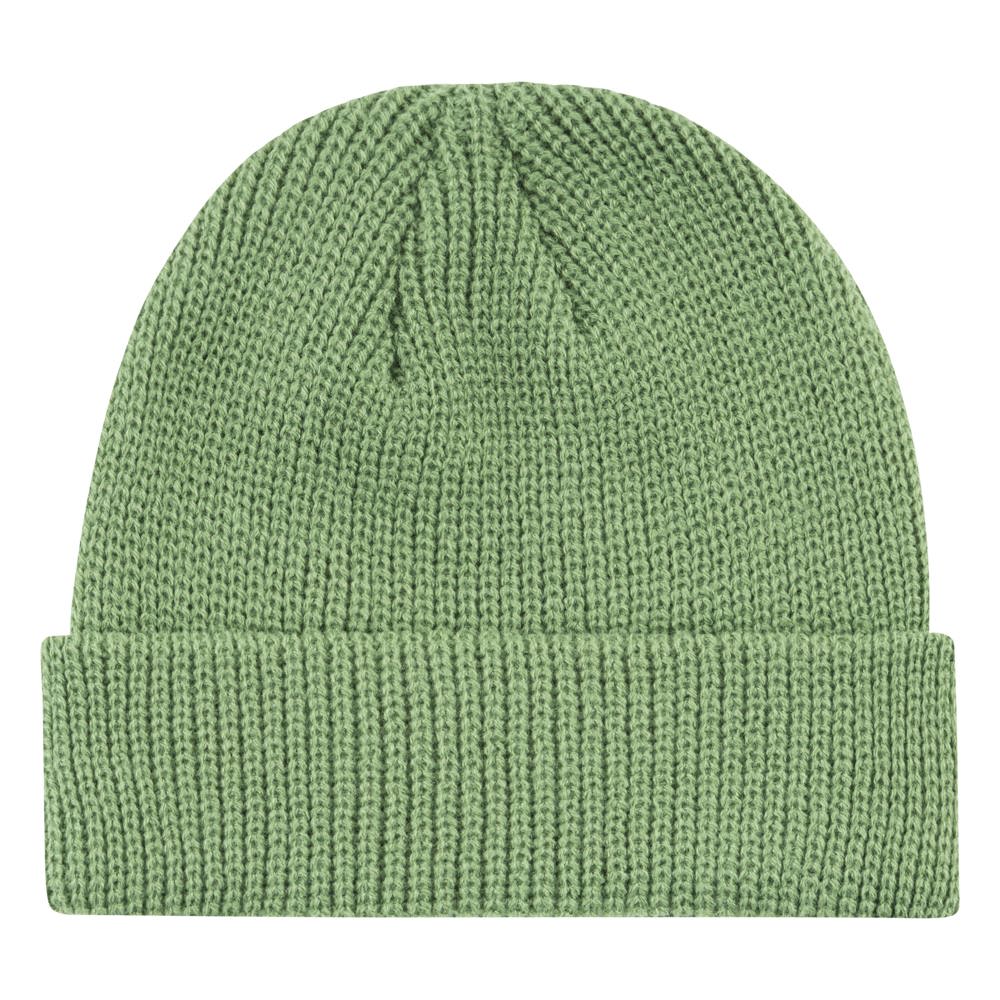 Grob gestrickte Fischermütze - Salbeigrün (PMS 556c) / Salbeigrün