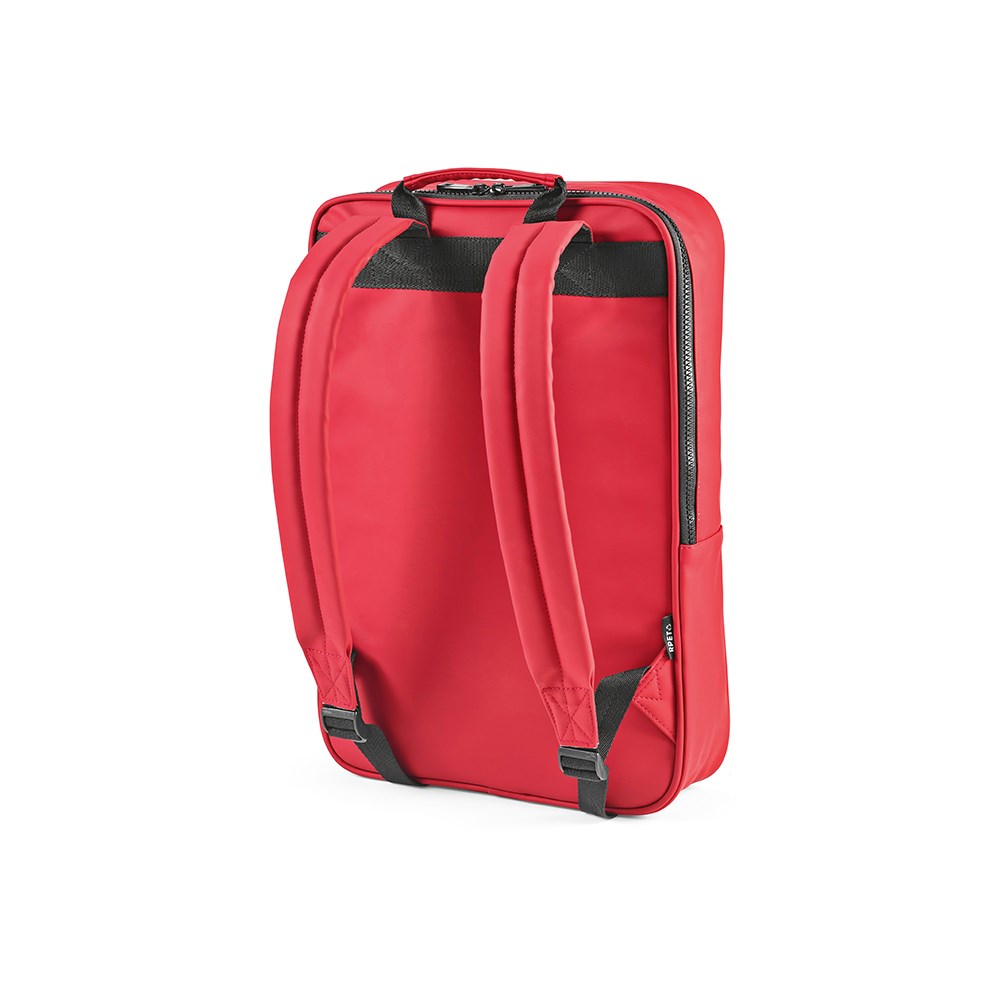 Amsterdam 16L Rucksack aus rPU uns rPET. Laptops bis 17" - Burgund