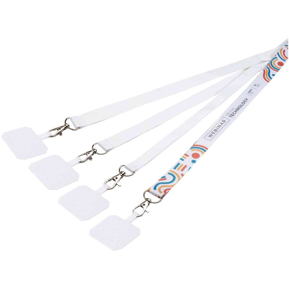 Addie Sublimation Lanyard mit Telefonhalterung und Sicherheitsverschluss 