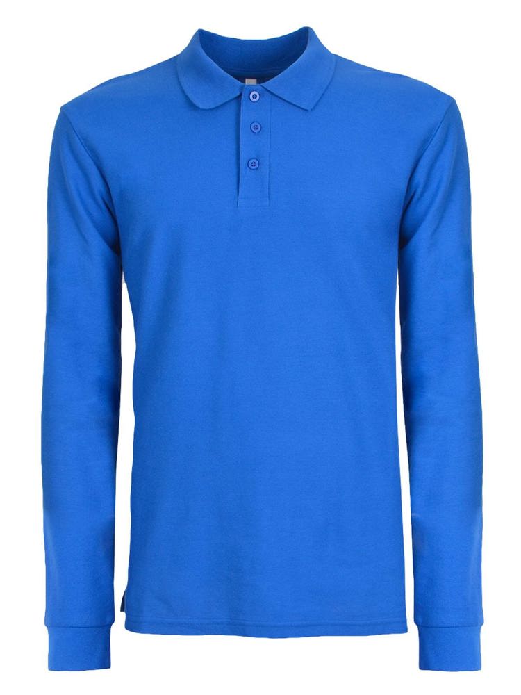 BS Evolution Langarm Polo, 180 gr/m² - Kobaltblau (PMS 2145C)