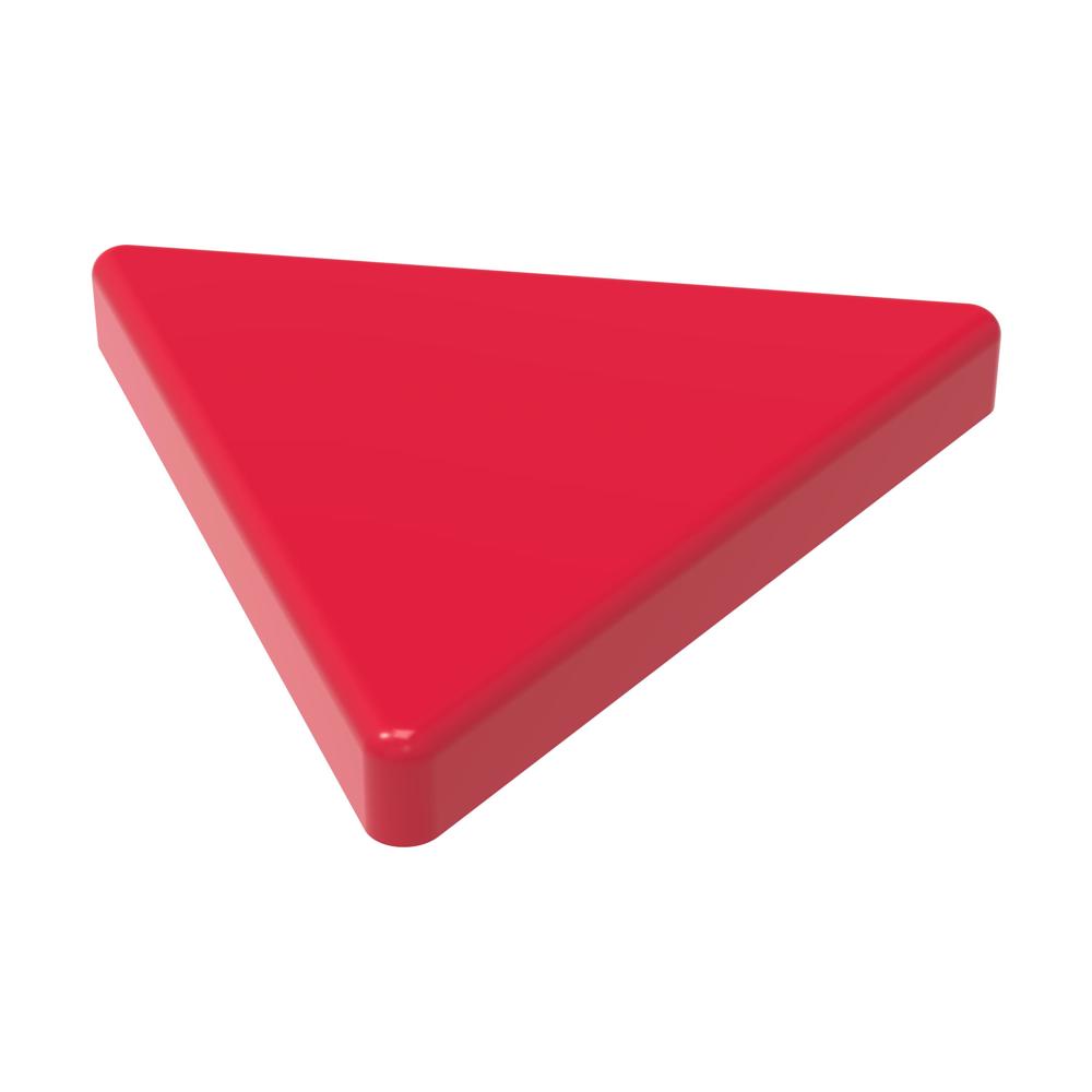 Magnet "Dreieck" - standard-rot
