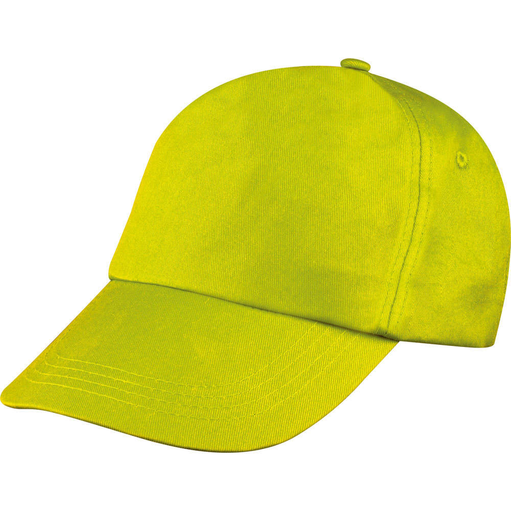 5 Panel Baumwoll-Baseball-Cap MEGAN - Apfelgrün