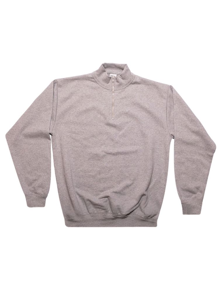 BS Ranger Pullover mit halbem Reißverschluss, 280 gr/m² - Grau-meliert (PMS Cool Grey 7C)