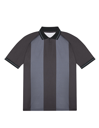 B&C BE INSPIRED - Active Polo - Black, Dark Grey (Solid)