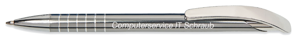 Druckkugelschreiber LUXOR - Silber