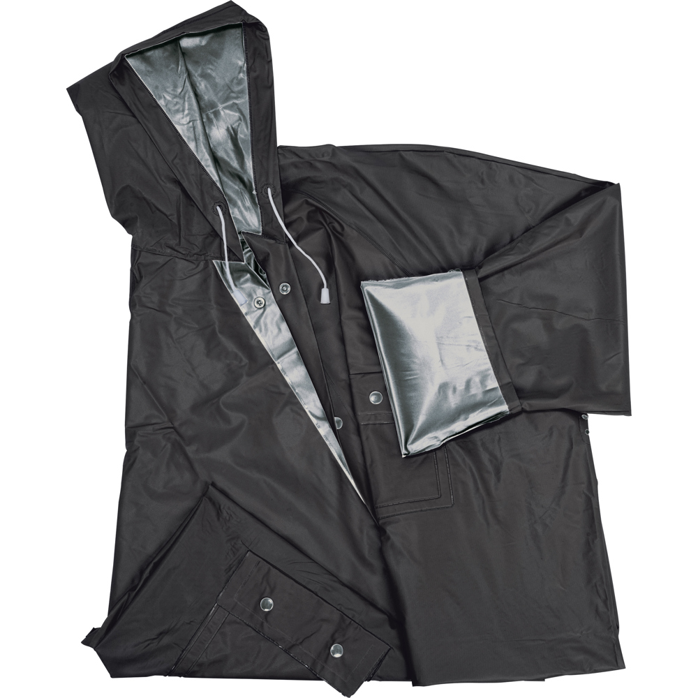 Wenderegenjacke Nanterre - Schwarz/Silber