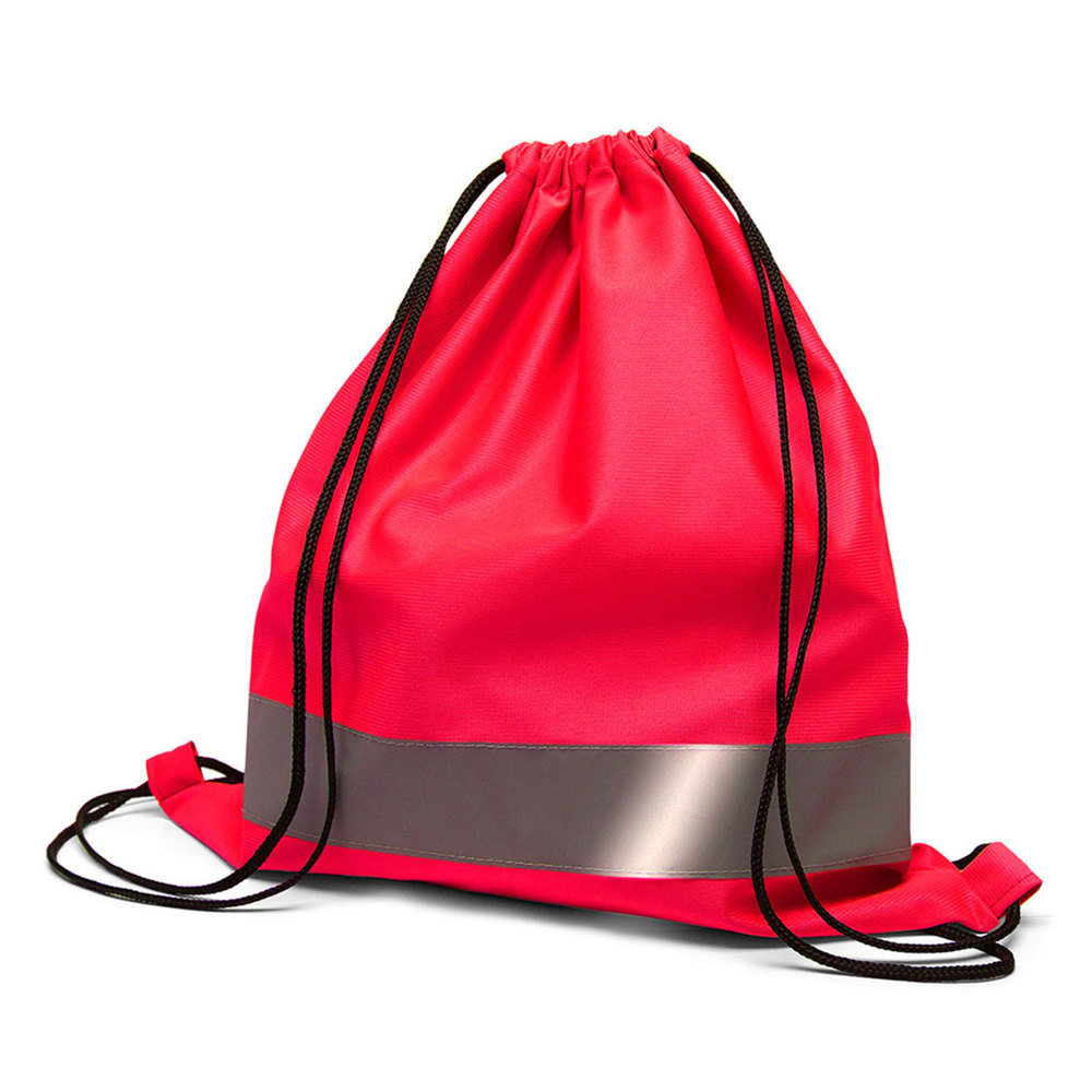 ARNHEM – Rucksack mit Reflektionsstreifen - Neon-rot