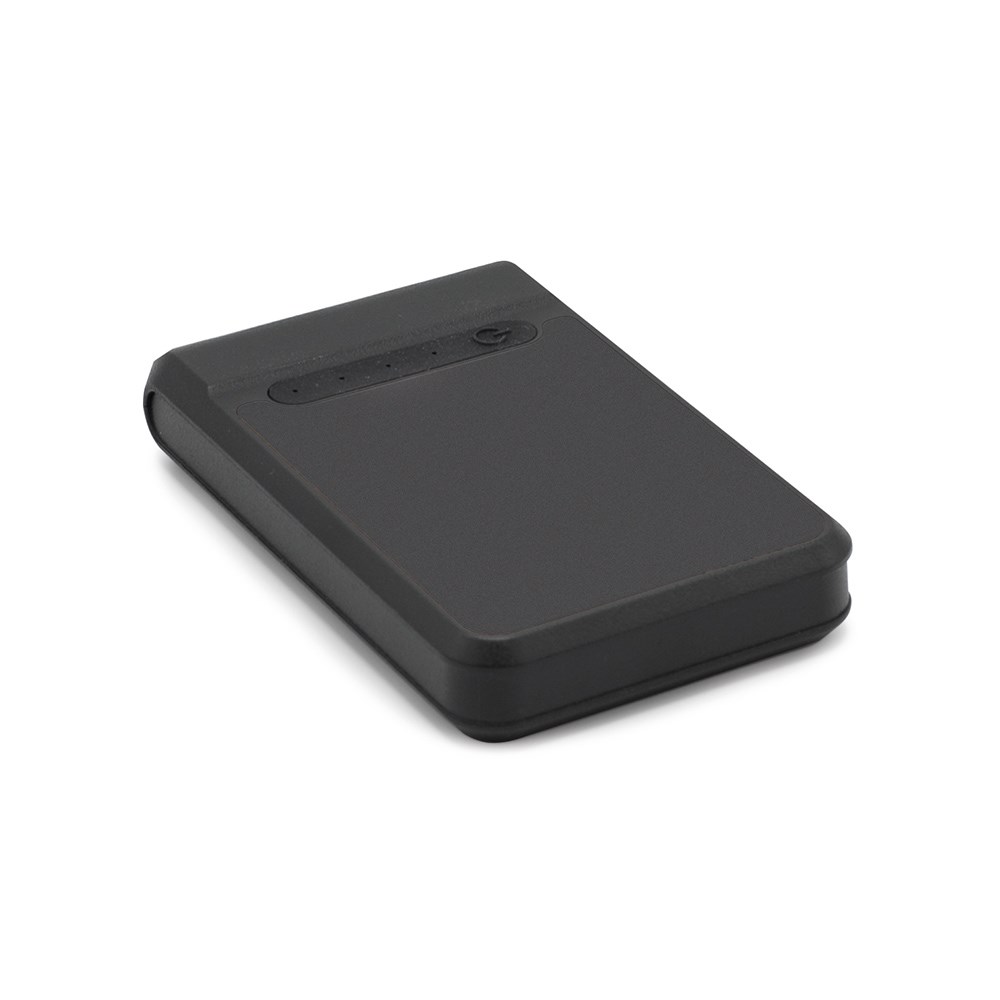 Ampx Powerbank aus rABS mit 6000 mAh.Lädt das Smartphone 2–3 Mal auf - Schwarz