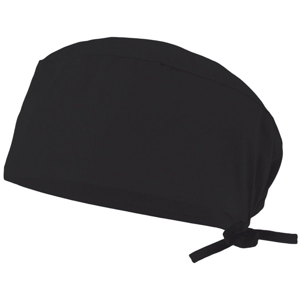 VL ENLIL. Gesundheitsbonnet (190g/m²), in Baumwolle (35%) und Polyester (65%) - Schwarz