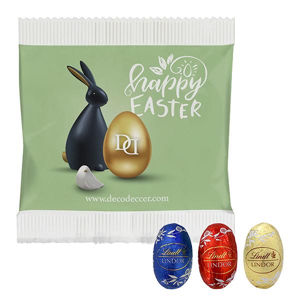 3er Lindor Mini Eier in Papier