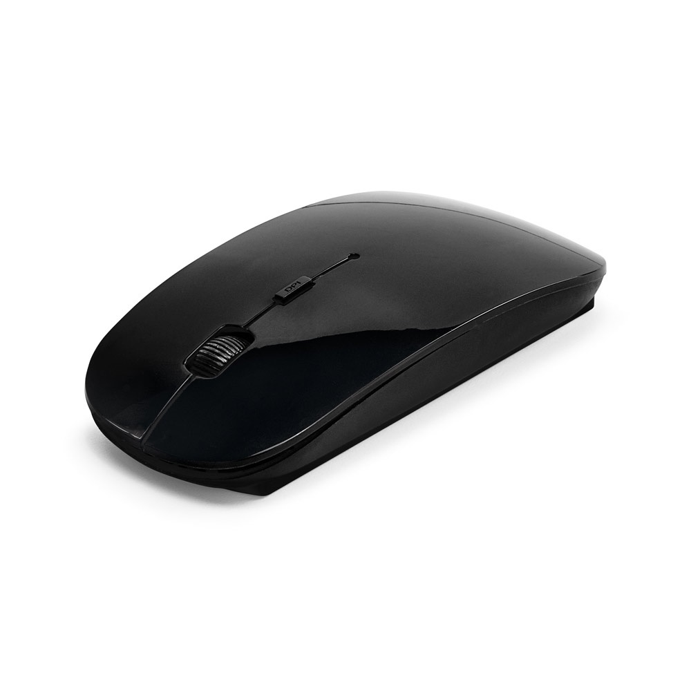 BLACKWELL. Wireless Maus batteriebetriebene aus recyceltes ABS (100% rABS) - Schwarz